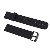 Hemobllo Silikon Armband Kompatibel für Xiaomi Amazfit Bip Ersatz Armband Weiches Armband Smart Watch Zubehör 20mm(Schwarz)