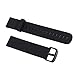 Hemobllo Silikon Armband Kompatibel für Xiaomi Amazfit Bip Ersatz Armband Weiches Armband Smart Watch Zubehör 20mm（Schwarz）