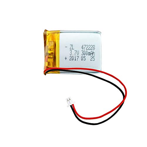 OCTelect 3.7V Lithium Polymer Battery 472228-220mah Smart Watch Rechargeable Battery