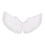 Te verás enviado al cielo cuando le agregues el toque final a tu disfraz de ángel con estas alas de ángel