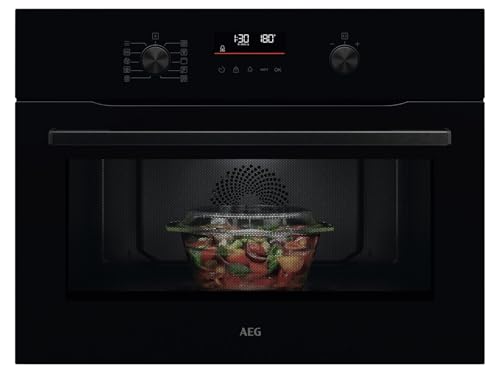 AEG NKO5N40K Kompaktbackofen mit Mikrowelle Schwarz