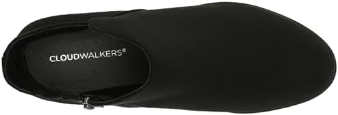 Avenue CLOUDWALKERS WIDE FIT FREISA ANKLE BOOT IN BLACK, SIZE 44 | Image 4
