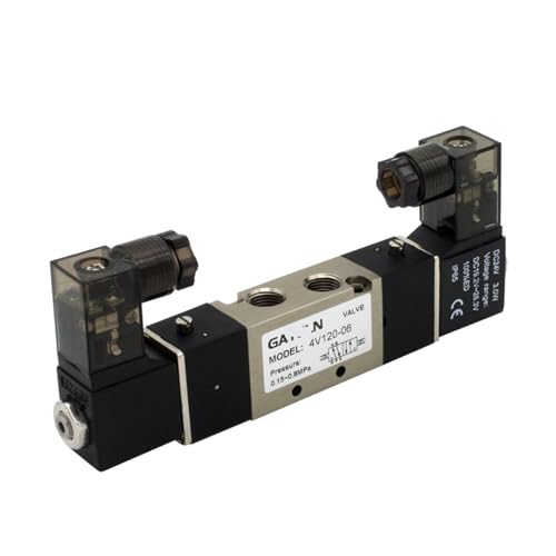 Électrovanne pneumatique 4V120-06 DC24V distributeur monostable 5 voies