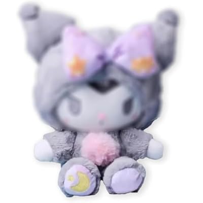 wiztex San-Rio Peluche - Anime Lindo Peluche de Regalo para los niños y los Aficionados para la Navidad y Fiestas de cumpleaños (Grey) | Ya disponible en tu tienda friki favorita! En mundofriki.es!