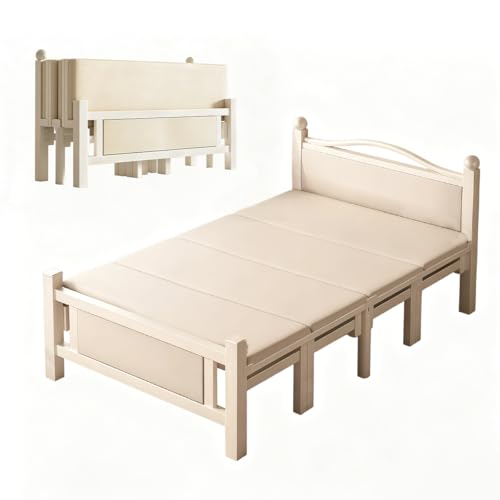 TUIYIDUO �܂肽���݃x�b�h �V���O�� �x�b�h�t���[�� �����i ��100x���s195x����40cm �ω׏d��150kg �p�C�v�x�b�h ���ȃX�`�[���\�� ���� ���[�ȒP �}�b�g���X�t�� �ʋC�� �����E���q�p �V���O���x�b�h ��l��炵 �������[�� ��