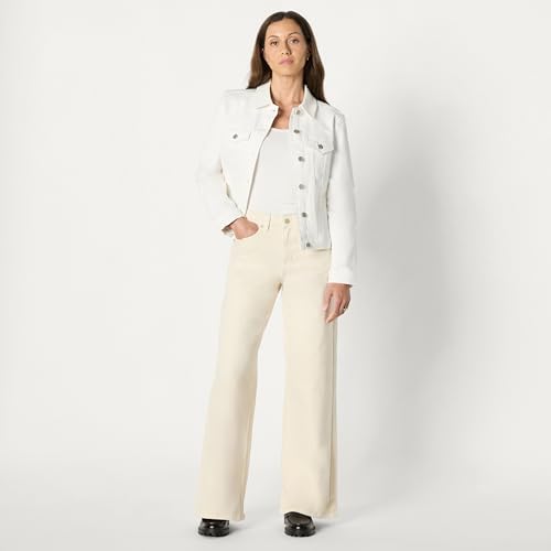 Image of Amazon Essentials Women's Regular-Fit Denim Trucker Jacket