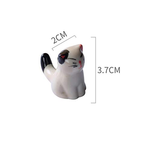 Cabilock 3 Pcs Bonito Gato Resto Pauzinho Pauzinhos Resto Estande Cremalheira Titular Pauzinho de Ce