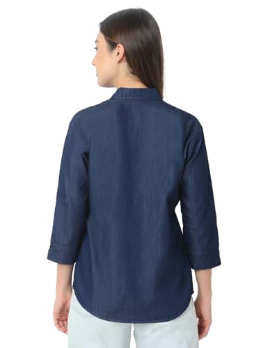 Image of Smarty Pants Women's Denim Formal Shirt.