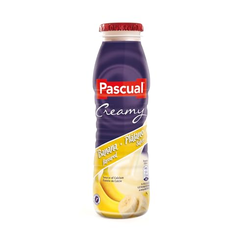 Calidad Pascual. Yogur Líquido cremoso sabor Plátano. Pack de 1x 188 ml