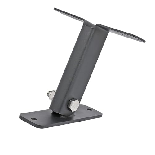Juego de soportes para pérgola montados en techo Hyuduo, 3 piezas, acero inoxidable resistente, soporte ajustable de 90° para vigas, soporte elevador para techo plano miniatura 7