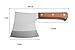 Bone Cutting Knife, Meat Cleaver Heavy Duty,Stainless Steel Bone Chopping Knife Cleaver,Chinese Style Chef Bone Knife Butcher Knife with Solid Wood Handle, Multipurpose Use for Home Kitchen