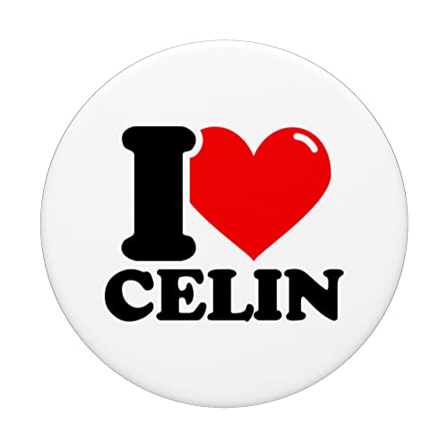 I LOVE Celin PopSockets Swappable PopGrip, Black - Image 3