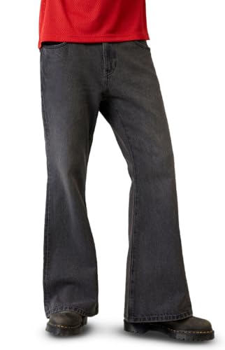 PacSun Men's Jordan Baggy Bootcut Jeans Black