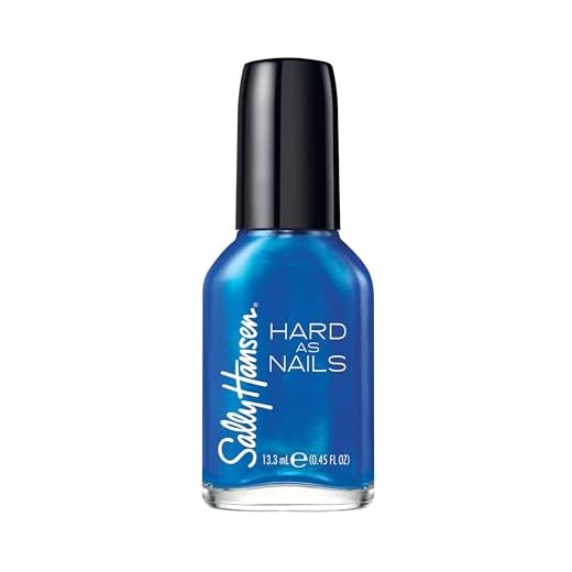Sally Hansen Hard as Nails Color, Sturdy Sapphire, 0.45 Fluid Ounce
