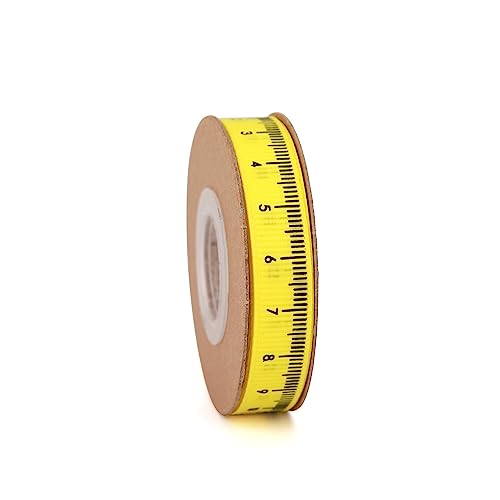 Meseey Back to School Themed Grosgrain Ribbon Ruler School Bus Apple ABC Pencil Backpack Books Chalkboard Printed Craft Ribbons for Teacher Appreciation Wreath Gift Wrapping (Yellow Rules)