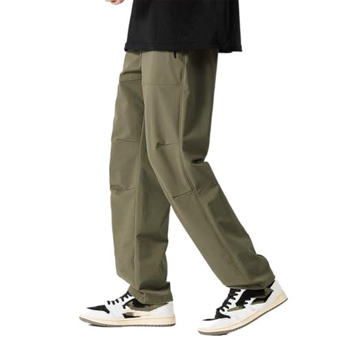 Pantalon de travail américain en toile dense pour une silhouette droite et élégante