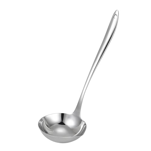 Stainless Steel Kitchen Ladle with 11.8-Inch Handle