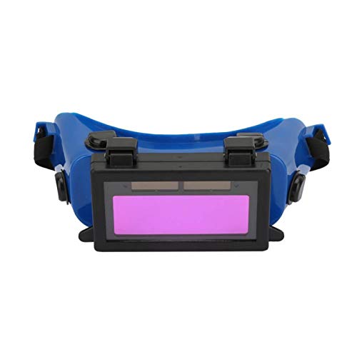 Lunettes de soudage, masque pour les yeux à assombrissement solaire automatique Lunettes de soudage pour soudeur lunettes de protection pour chantier de construction,...