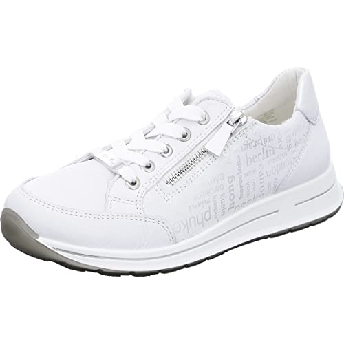 ARA Damen Osaka Sneaker, Nebbia,Silber, 39
