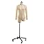 CL.HPAHKL 4PCS Female Mannequin Torso Half Body, Dress Form Sewing Manikin 27 Inch Height Dress Model Display Hanging Mannequin Clothing Form Display