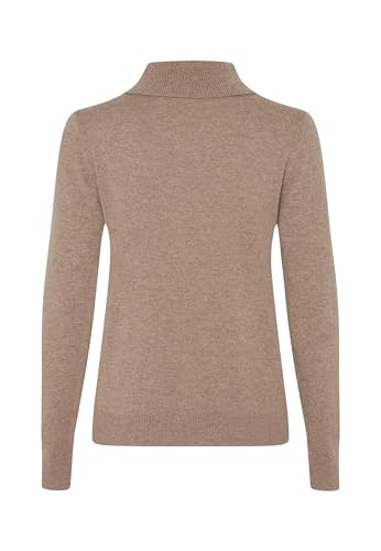 Image of Style & Republic Women's 100% Cashmere Slim Turtleneck Pullover Sweater