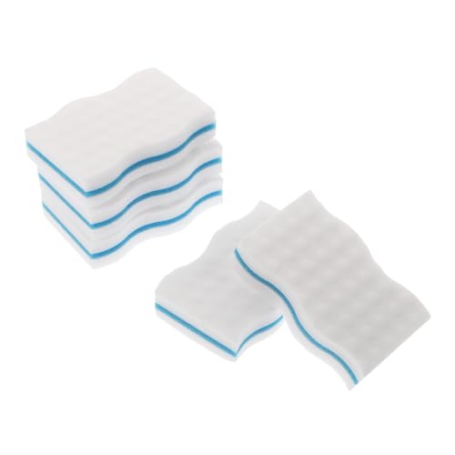 SEWOART 5 Piezas Unidades Esponjas de Limpieza Alta Densidad Esponja Mágica de Doble Compresión para Cocina Borrador sin Rayas para Platos y Utensilios Herramienta de Desincrustación y