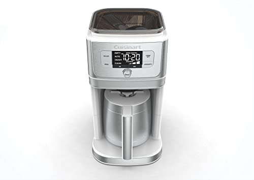 Image of Cuisinart DGB-850 Burr Grind & Brew 10-Cup Coffeemaker with Thermal Carafe (White /Stainless)