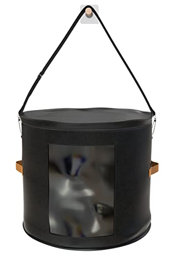 Dku Group -Hat Box- Hat Storage- Oversized Hat Storage Box- Hat Boxes For Women Storage - Large Hat Storage Box- Round Hat Storage Box - Stuffed Animal Storage - Wide Brim Hat Storage Box- #TOP17