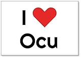 Mundus Souvenirs - Amo Ocu, Imán para Nevera (diseño 3)