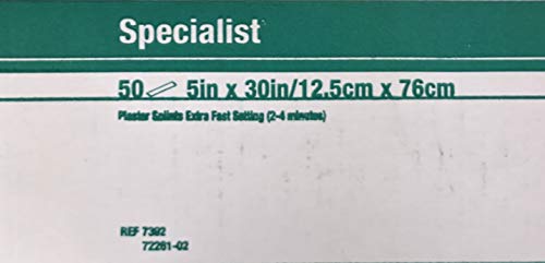BSN Medical- Inc. JAJ101 Specialist Plaster Splints 5 Inch x 30 Inch 50 Per Box miniatura 2