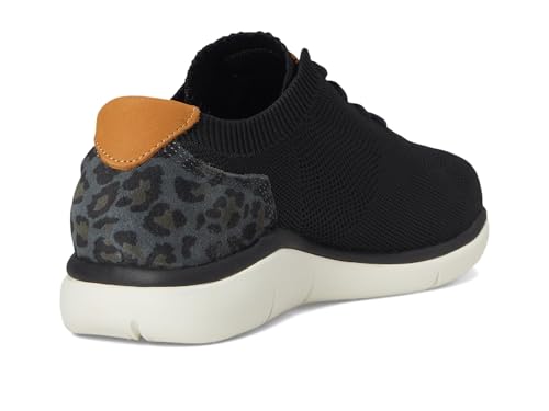 Image of Propet Womens Sachi Leopard Print Lace Up Sneakers Shoes Casual - Blue