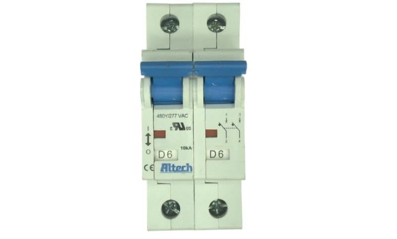 2BU10R 480Y/277VAC, Circuit Breaker, 10 AMPS, 2 Pole, UL1077