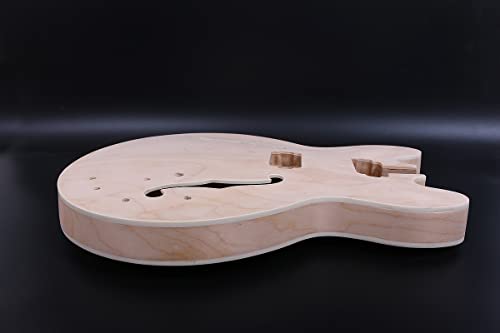 Novo kit de guitarra ES335 braço de guitarra 22 trastes 63 cm escala de jacarandá corpo de guitarra
