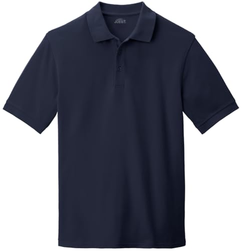 Polos Joe's USA para hombre, de algodón piqué pesado, talla regular, grande y extra alta miniatura 1