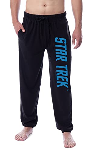Star Trek Men's Classic TV Series Show Logo Sleep Jogger Pajama Pants