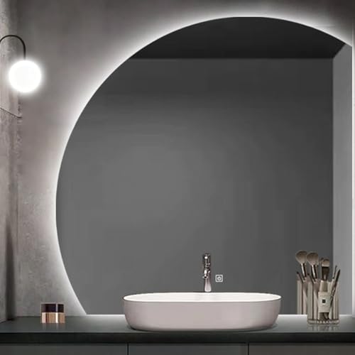 LED�Ɩ��t���o�X���[���~���[�A���~�`�o�X���[���~���[�i�o�b�N���C�g�t���j�A�^�b�`�Z���T�[����A�h�o�E�h�܎d�l(White Light Right,50cm)