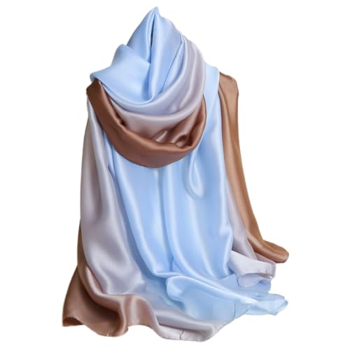 Wander Agio Womens Silk Like Shawl Party Wraps Evening Dress Bridesmaid Long Silkly Scarves for Wedding Colours2