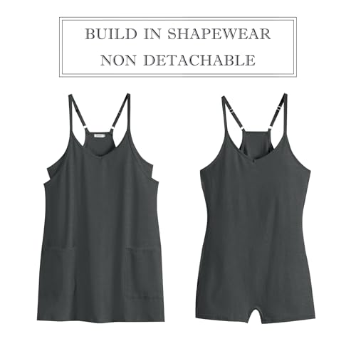 Image of ANRABESS Women Athletic Dress Summer Tennis Workout Active Sports Mini Romper Dress Built in Shorts Travel Vacation Clothes