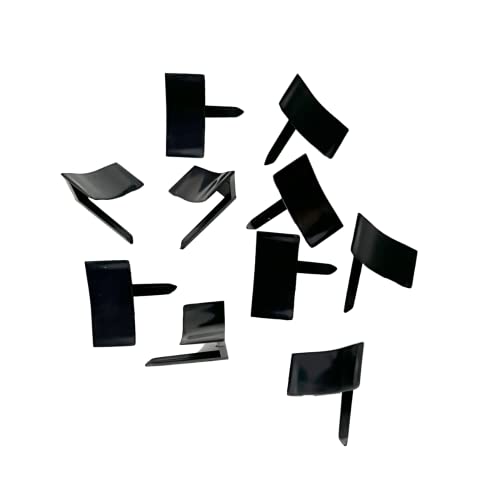 Image of InstaTrim End Caps - 10 Black 3 /4 inch Wide Caulk Strip End Cap Pieces - Trim for Corners - Paintable | Ten paintable black end caps finish exposed ends on compatible 3 /4 in InstaTrim flexible trim for a clean home installation.