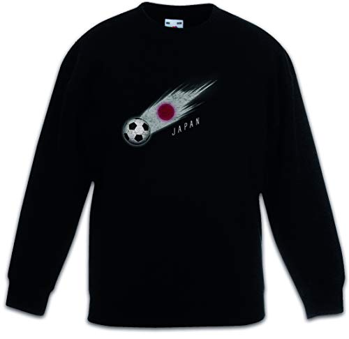 Sweat-shirt noir enfant motif football comète par Urban Backwoods