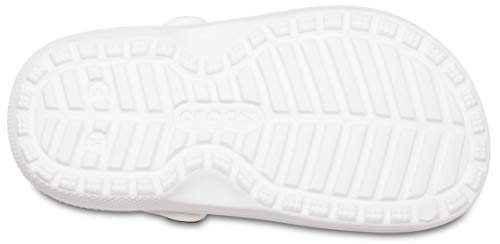 Image of Crocs Kids' Classic Lined Clog | Kids' Slippers, White /Grey, 8 Toddler