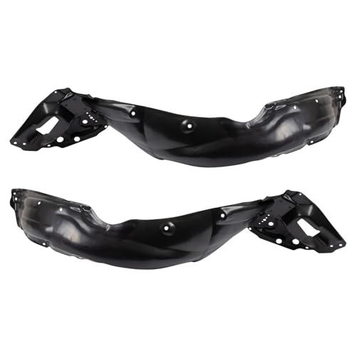 Image of TRQ Inner Fender Liner Set Compatible with 2009-2010 Pontiac Vibe GM1248210 GM1249210
