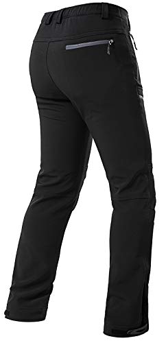 Hiauspor Snow-Ski-Pants-Women-Fleece-Lined Insulated Water Resistance Outdoor Winter Hiking Pant Snowboarding - Thumbnail 5