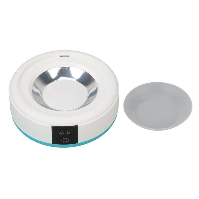 Nail Gel Removers Machine Electric Silicone Heating Nail Steam Polish Removers for Manicure Nail Polish Cleaning 100‑245V - (Color: EU Plug)