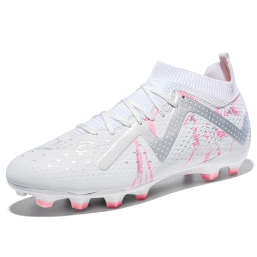 Botas de fútbol de caña Alta para Hombre Botas de fútbol para césped Artificial Zapatillas de fútbol Sala para niños Zapatillas de Entrenamiento y Atletismo para Exterior