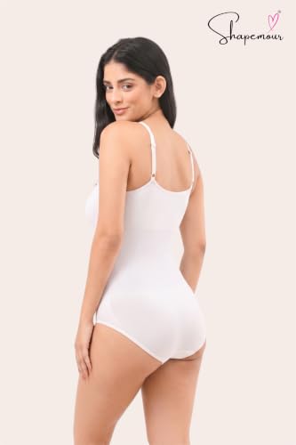 Image of SHAPEMOUR Thong Bodysuit for Women, Slimming Design Shapewear for Women, Tummy Control Body Shaper with Silicone Grip, No Steel Bones for All Day Comfort, Seamless Sculpting Bodyshaper