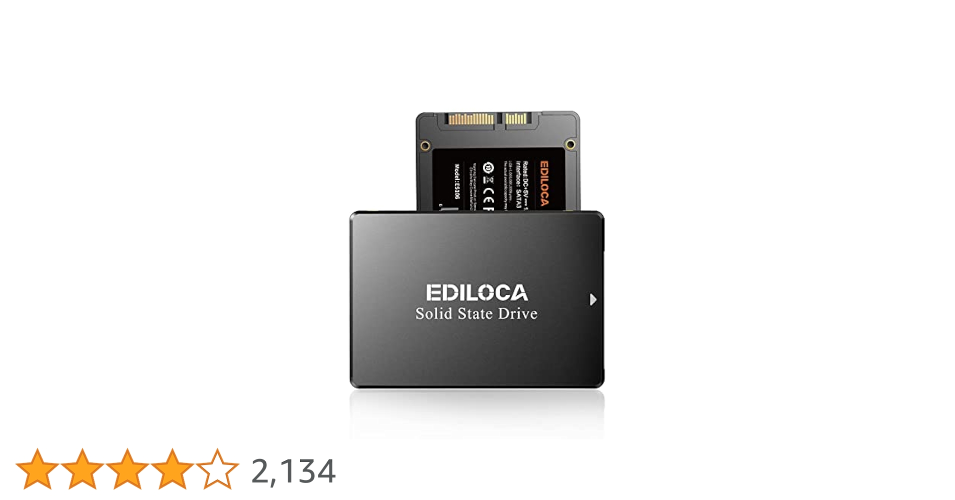 【新品未開封】EDILOCA 1TB 2.5インチ SSD ES106 Amazon | EDILOCA ES106 SSD 1TB 2.5インチ 7mm SATA3 6Gb/s 3D