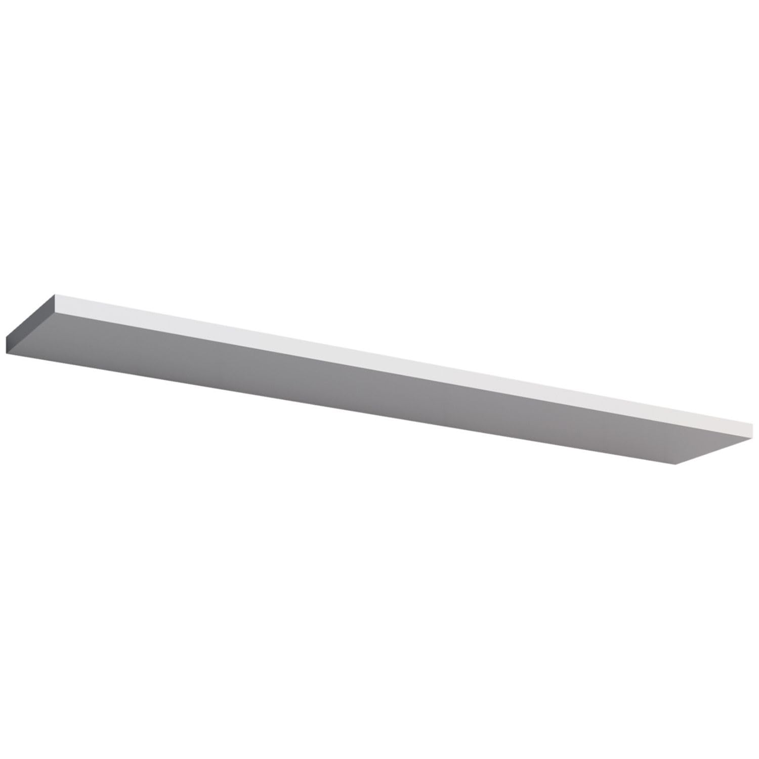MB Muebles Bonitos | Estantería de Pared | Ancho 120 x Prof 20 cm | Balda Flotante para Libros, decoración o Marcos de Fotos | Color Blanco Mate | Estante de melamina para salón | Modelo Aitana E2