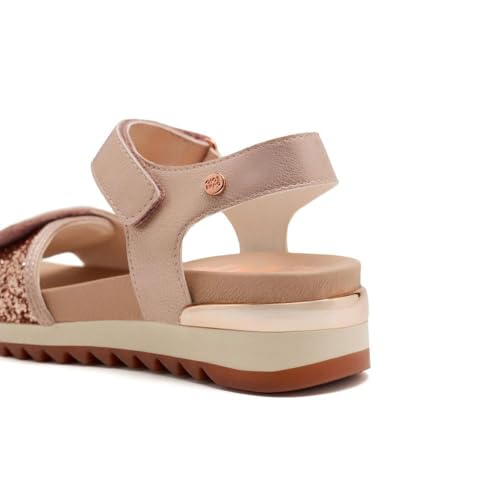 GIOSEPPO Girl's Platform Sport Sandal, Rose Gold, 8 us4