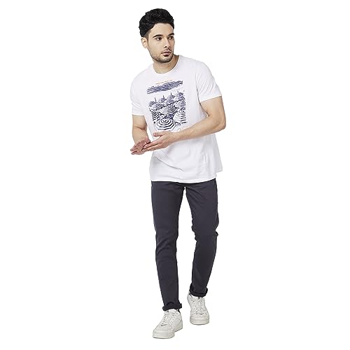 Image of Spykar Men's Slim Fit Low Rise Casual Jeans